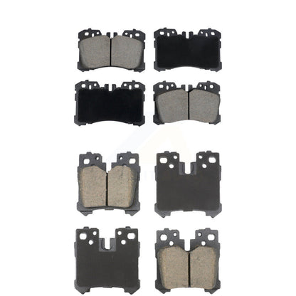 Ceramic Brake Pads Front Rear Kit For Lexus LS460 LS500 LS600h Toyota Mirai