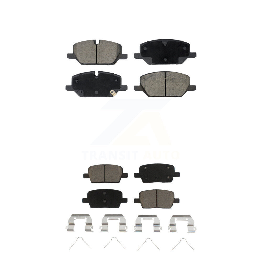Ceramic Brake Pads Front Rear Kit For 2021-2022 Chevrolet Camaro LT/LT1/LS