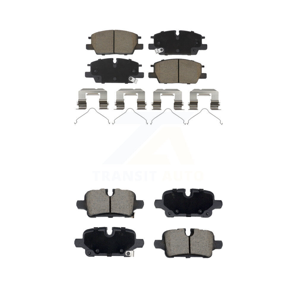 Ceramic Brake Pads Front Rear Kit For Chevrolet GMC Terrain Equinox Malibu