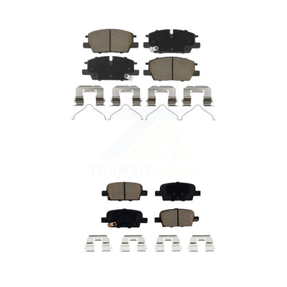 Ceramic Brake Pads Front Rear Kit For Chevrolet Malibu With Manual Parking