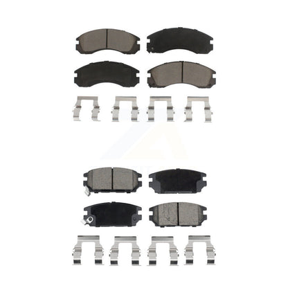 Ceramic Brake Pads Front Rear Kit For Eagle Talon Mitsubishi Eclipse Diamante