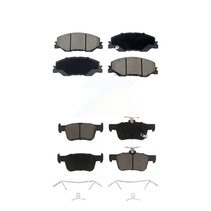 Ceramic Brake Pads Front Rear Kit For Honda Civic