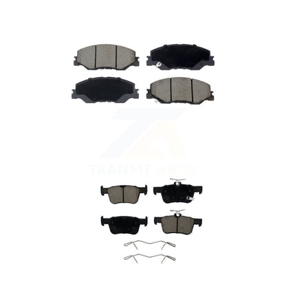 Ceramic Brake Pads Front Rear Kit For 2019-2022 Honda Insight