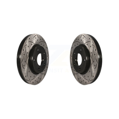 Drill Slot Brake Rotors Front Pair For Chevrolet Equinox GMC Terrain Buick Cruze