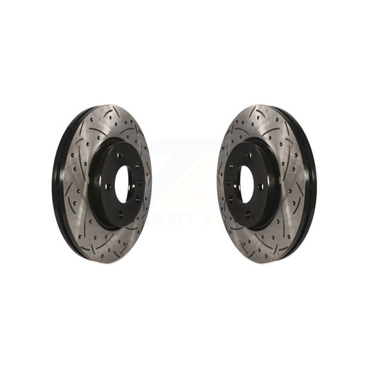 Drill Slot Brake Rotors Front Pair For Chevrolet Equinox GMC Terrain Buick Cruze