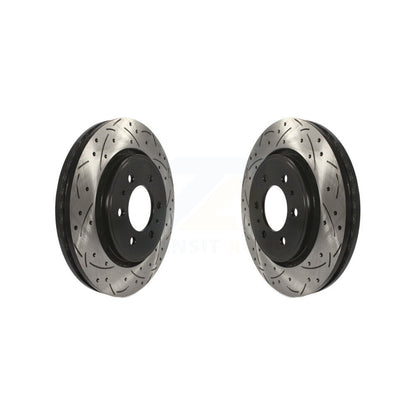 Drilled Slot Brake Rotors Front Pair For Ford F-150 Expedition Lincoln Navigator