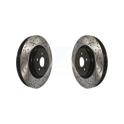Drill Slot Brake Rotors Front Pair For Ford Edge Fusion Lincoln Nautilus MKX MKZ