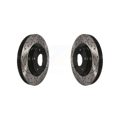 Drill Slot Brake Rotors Front Pair For Mitsubishi Jeep RVR Outlander Patriot 200