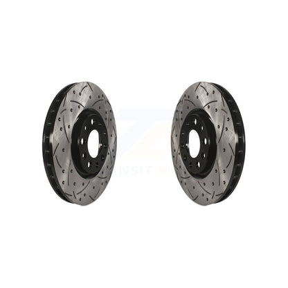 Drill Slot Brake Rotors Front Pair For Jeep Compass Chrysler 200 Dodge Dart Fiat