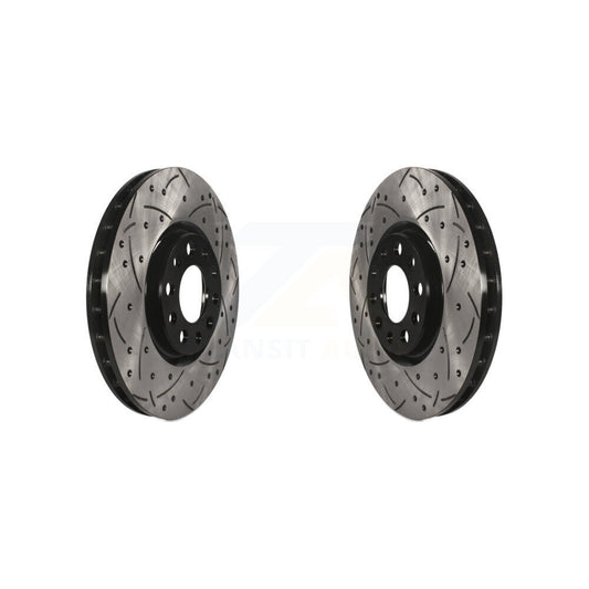 Drill Slot Brake Rotors Front Pair For Jeep Compass Chrysler 200 Dodge Dart Fiat
