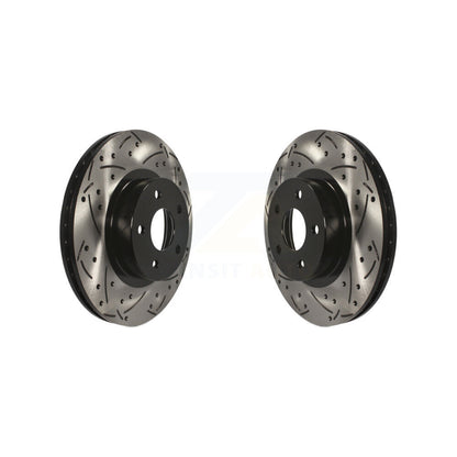 Drill Slot Brake Rotors Front Pair For Subaru Impreza Scion FR-S Legacy BRZ Saab