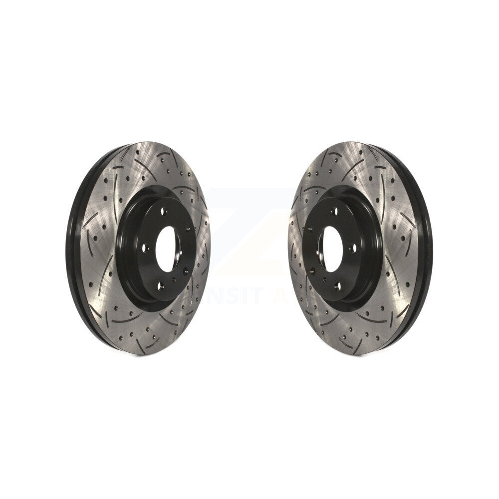 Drill Slot Brake Rotor Front Pair For Nissan INFINITI Murano Maxima G37 G35 EX35