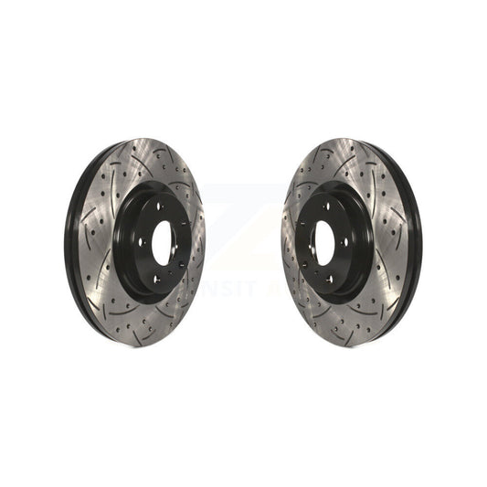 Drill Slot Brake Rotor Front Pair For Nissan INFINITI Murano Maxima G37 G35 EX35