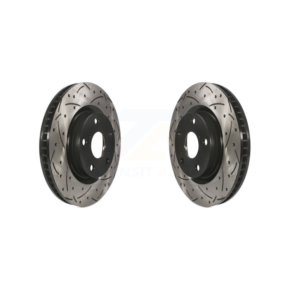Drill Slot Brake Rotors Front Pair For Toyota RAV4 Camry Matrix Lexus ES350 Vibe
