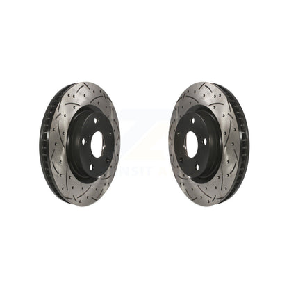 Drill Slot Brake Rotors Front Pair For Toyota RAV4 Camry Matrix Lexus ES350 Vibe