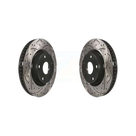 Drill Slot Brake Rotors Front Pair For Toyota RAV4 Camry Matrix Lexus ES350 Vibe