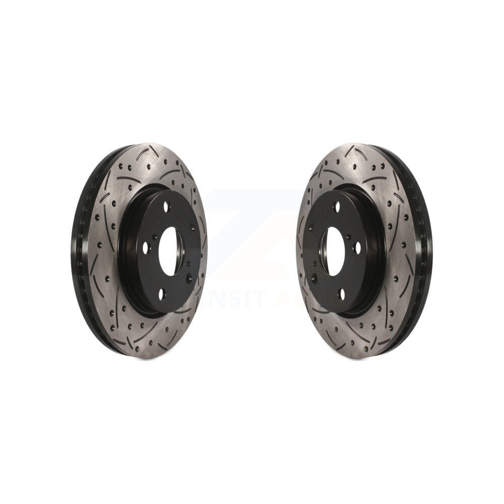 Drill Slot Brake Rotors Front Pair For Toyota RAV4 Prius V Scion xB Lexus HS250h