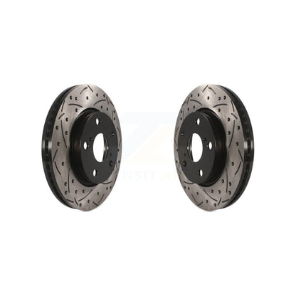 Drill Slot Brake Rotors Front Pair For Toyota RAV4 Prius V Scion xB Lexus HS250h