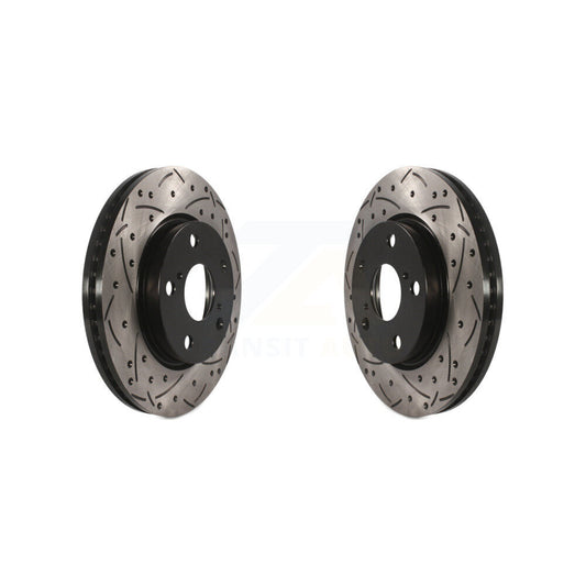 Drill Slot Brake Rotors Front Pair For Toyota RAV4 Prius V Scion xB Lexus HS250h