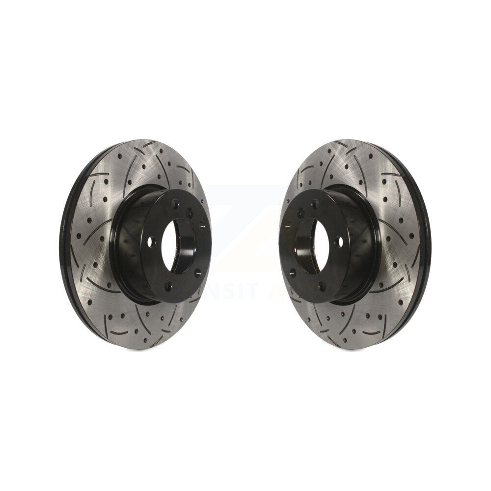 Drill Slot Brake Rotor Front Pair For BMW 328i xDrive X1 330i 320i 323i 328xi GT