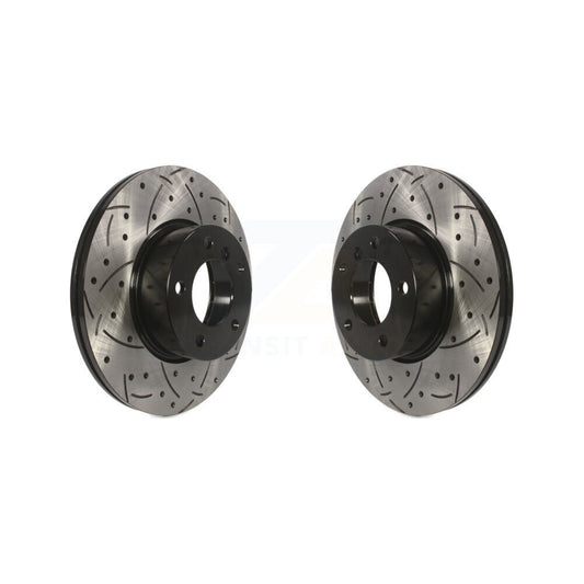 Drill Slot Brake Rotor Front Pair For BMW 328i xDrive X1 330i 320i 323i 328xi GT