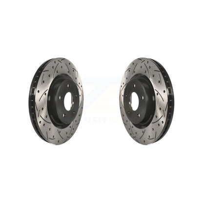 Drill Slot Brake Rotor Front Pair For Nissan Murano Pathfinder INFINITI QX60 Q50
