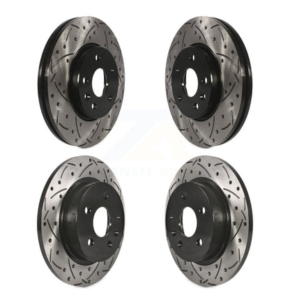 Drilled Slot Disc Brake Rotors Front Rear Kit For Chevrolet Cruze Sonic Limited