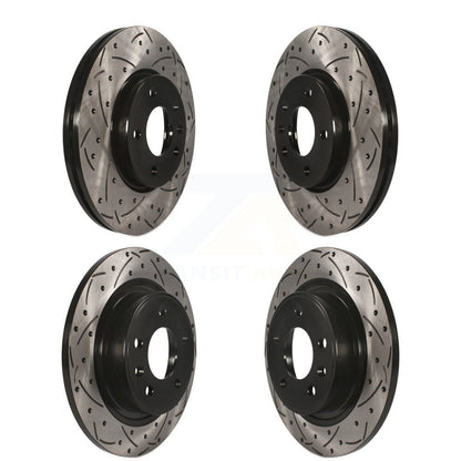 Drilled Slot Brake Rotor Front Rear Kit For Chevrolet Cruze Buick Verano Orlando