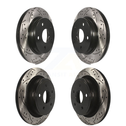 Drilled Slot Brake Rotor Front Rear Kit For Ram 1500 Classic Dodge Durango Aspen