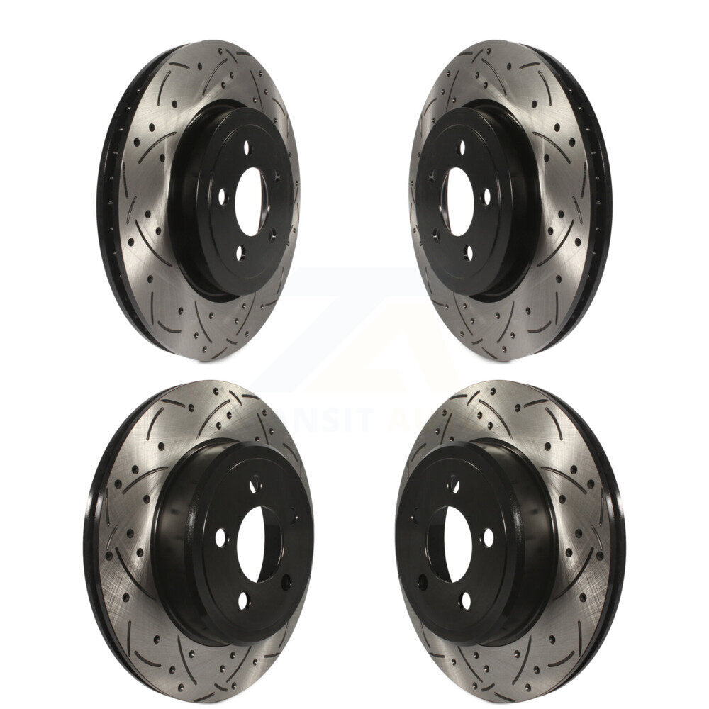 Drill Slot Brake Rotors Front Rear Kit For Dodge Charger Chrysler 300 Challenger