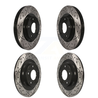 Drill Slot Brake Rotor Front Rear Kit For Mitsubishi RVR Outlander Eclipse Cross