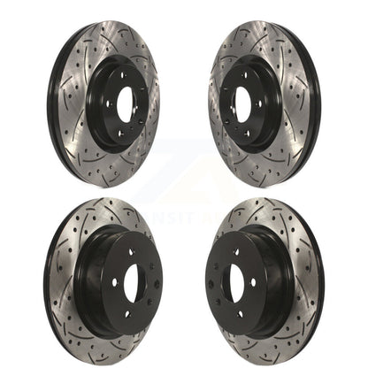 Drilled Slot Brake Rotors Front Rear Kit For INFINITI Nissan Maxima G37 EX35 G35