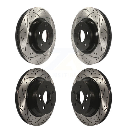 Drilled Slot Brake Rotors Front Rear Kit For Mercedes-Benz GLK350 GLK250 CLS550