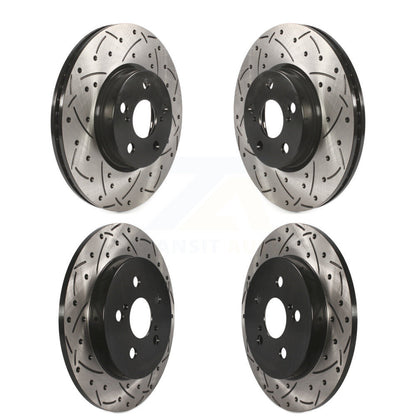 Drilled Slot Brake Rotors Front Rear Kit For Toyota Corolla Matrix Pontiac Vibe