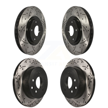 Drilled Slot Disc Brake Rotors Front Rear Kit For 2014-2017 Nissan Juke Nismo RS