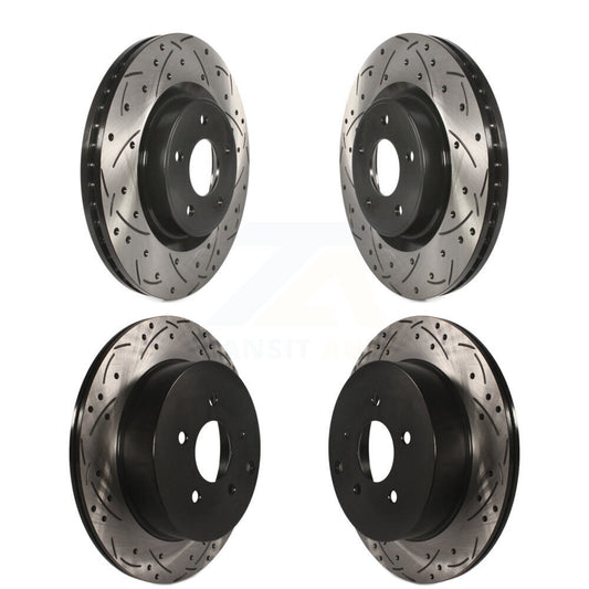 Drill Slot Brake Rotor Front Rear Kit For Nissan Murano Pathfinder INFINITI QX60