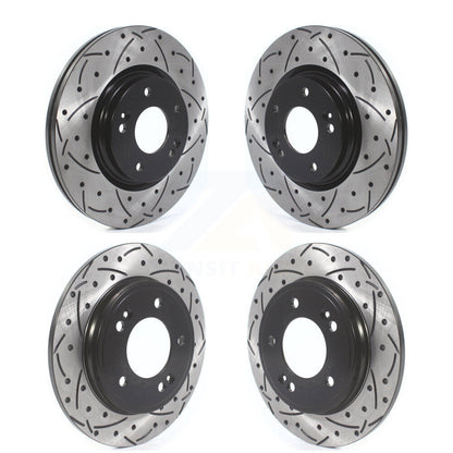 Drill Slot Disc Brake Rotors Front Rear Kit For Hyundai Elantra Kia Forte Forte5
