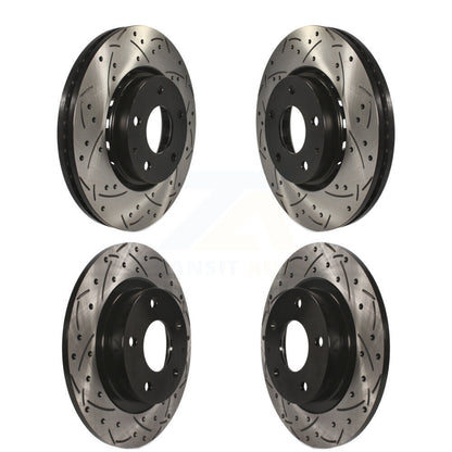 Drill Slot Brake Rotors Front Rear Kit For 2019-2021 Mazda 6 Naturally Aspirated