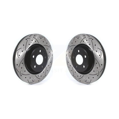 Drill Slot Brake Rotor Front Pair For Audi Q5 A4 Quattro A5 Sportback allroad A6