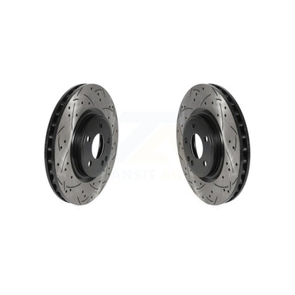 Drill Slot Brake Rotors Front Pair For Mercedes-Benz GLA250 CLA250 B250 INFINITI