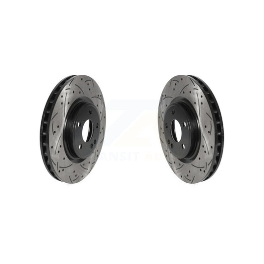 Drill Slot Brake Rotors Front Pair For Mercedes-Benz GLA250 CLA250 B250 INFINITI