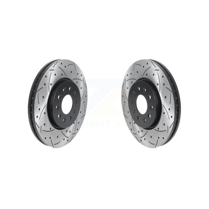 Drill Slot Brake Rotors Front Pair For Chevrolet Equinox GMC Terrain Buick Regal