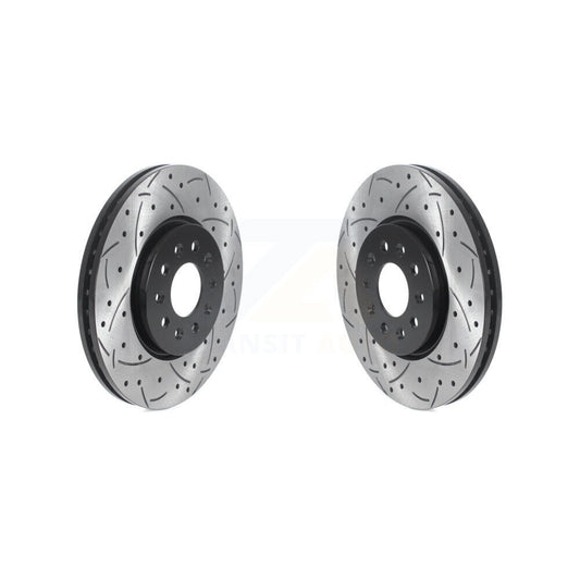 Drill Slot Brake Rotors Front Pair For Chevrolet Equinox GMC Terrain Buick Regal