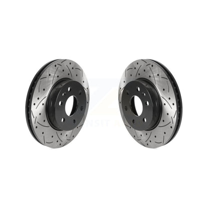 Drilled Slot Brake Rotors Front Pair For 2015-2020 Chevrolet Colorado GMC Canyon