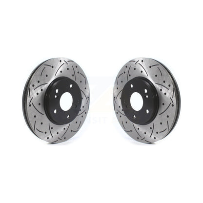 Drill Slot Brake Rotor Front Pair For Honda Accord Acura TSX Pilot TL Odyssey CL
