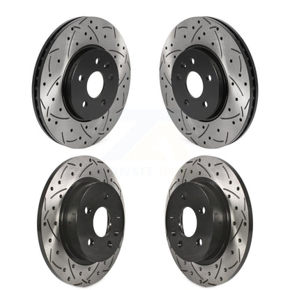 Drill Slot Disc Brake Rotor Front Rear Kit For Chevrolet Buick Encore Trax Sonic