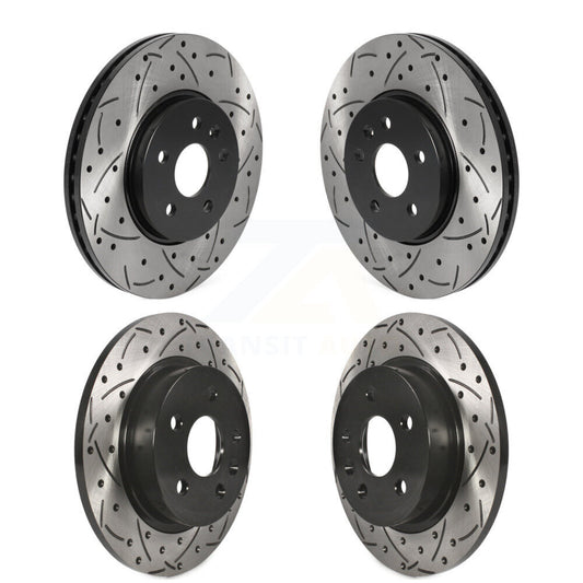 Drill Slot Disc Brake Rotor Front Rear Kit For Chevrolet Buick Encore Trax Sonic