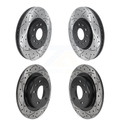Drilled Slot Brake Rotors Front Rear Kit For Chevrolet Equinox GMC Terrain Buick