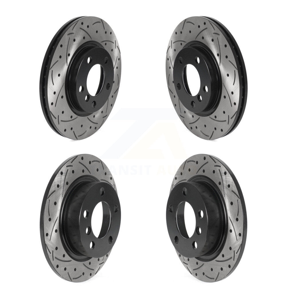 Drilled Slot Disc Brake Rotors Front Rear Kit For Mini Cooper Countryman Paceman