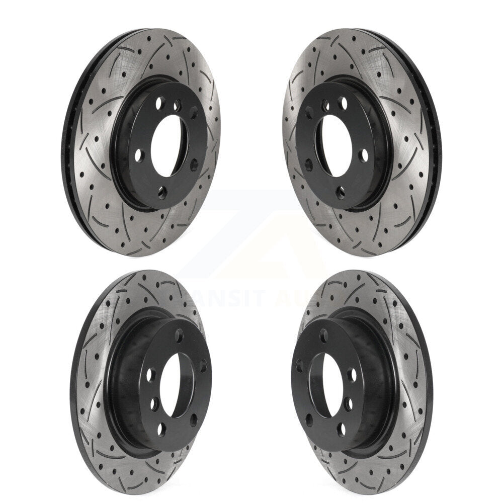 Drilled Slot Disc Brake Rotors Front Rear Kit For Mini Cooper Countryman Paceman
